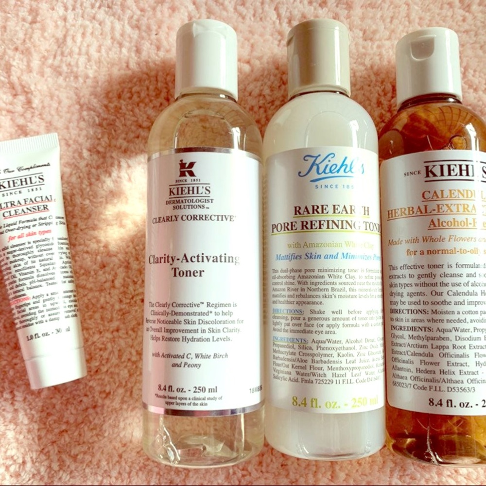 3 Kiehl’s Toner Bundle+ Free Gift